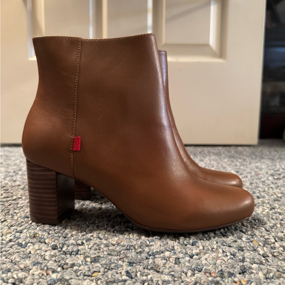 Brown Leather Ankle Boots
